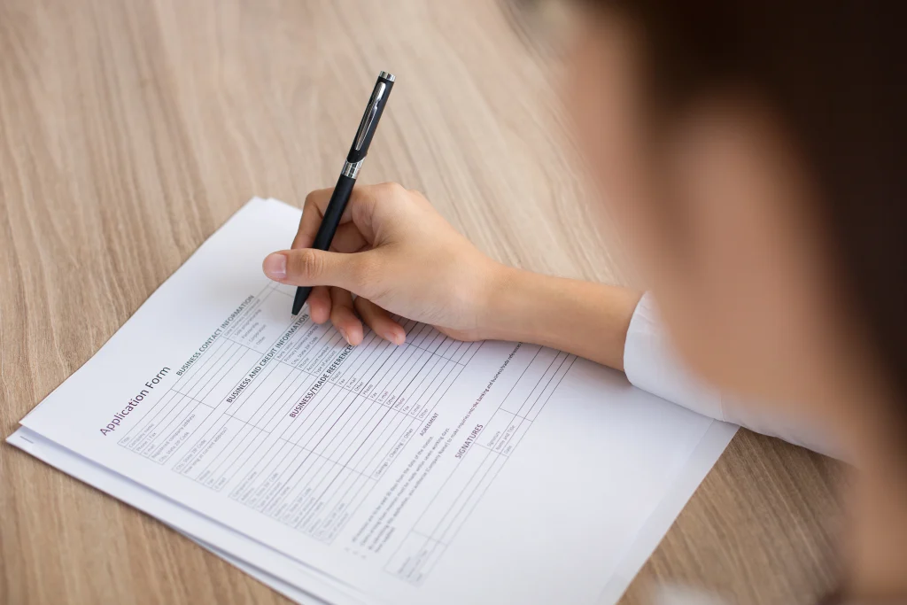 Formulaire d’inscription pour étudier dans une université en Autriche