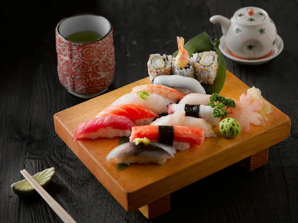 Spécialités culinaires au Japon sushi