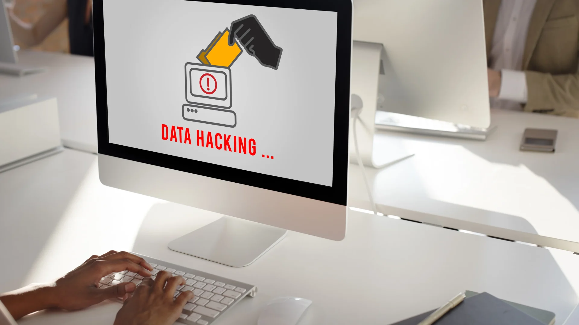 data hacking on a computer - 10 safety tips for expats in Mexico
