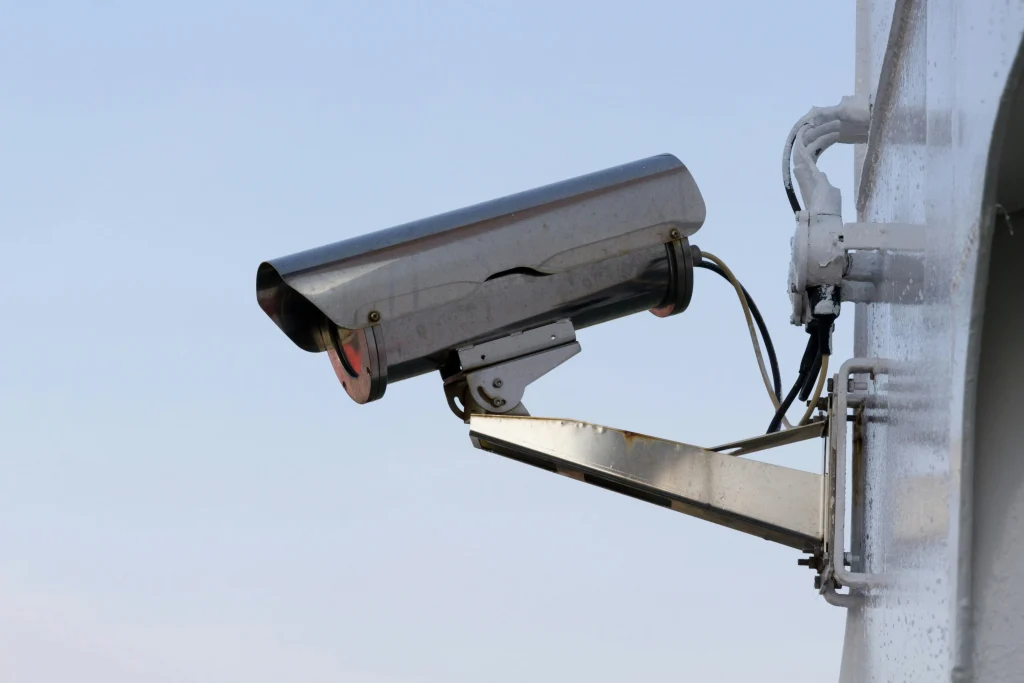 Security camera on a mexican house - 10 satey tips for expats in Mexico