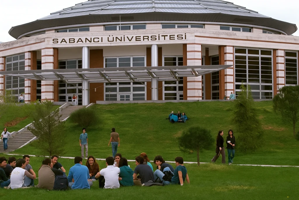 Modern campus of Sabancı University in Istanbul.