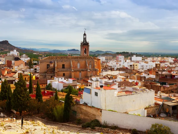 Vue d’une ville mexicaine avec quartiers résidentiels, utile pour illustrer le logement étudiant au Mexique.